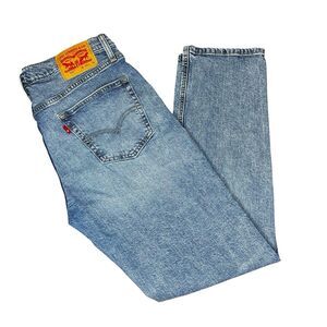 Levis 541 Men 34x34 (32x34) Athletic Taper Fit Medium Blue Wash Stretchable